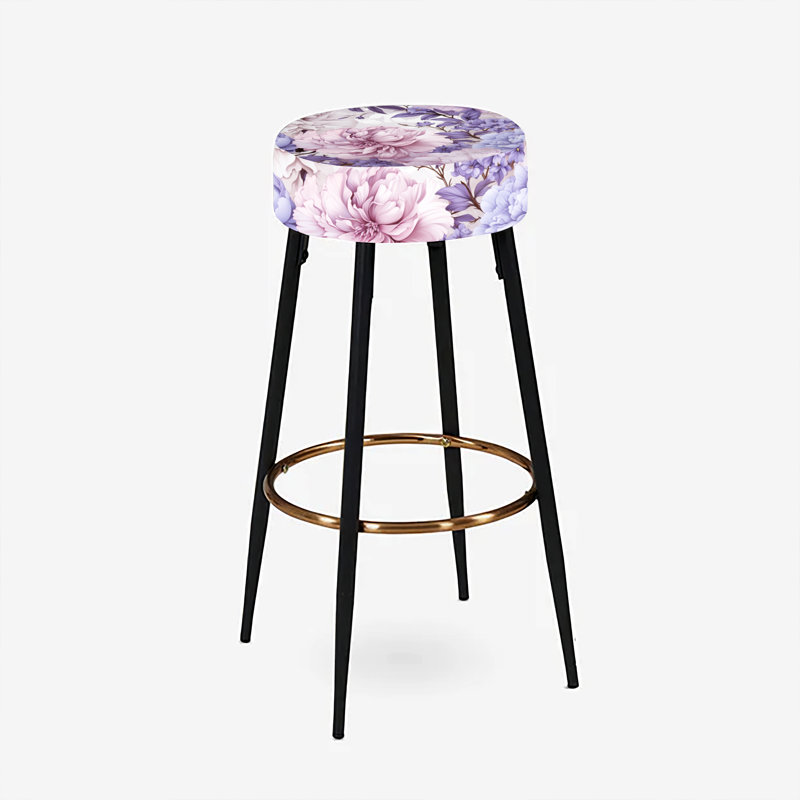 Ensemble de 2 tabourets de bar Victorian Elegance Blossom