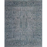 Transitional One-of-a-Kind Rectangle 7'11" X 9'10" Hand Knotted Area Rug