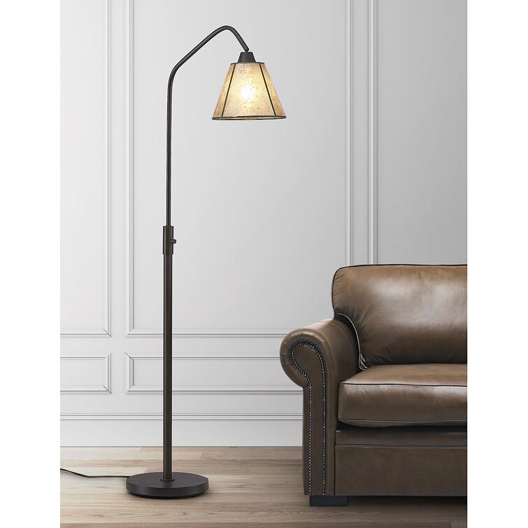 Hitchcock Metal Wire 66" Arched Floor Lamp - Dark Bronze