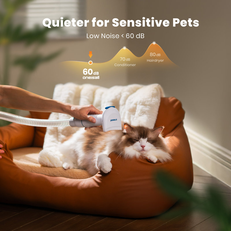 Nécessaire pour aspirateur et séchoir pour chien 8-en-1 Oneisall