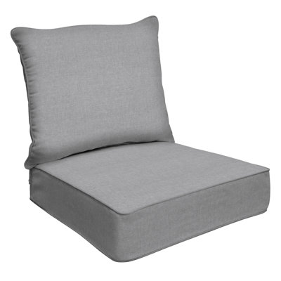 Ensemble de coussins d'extérieur à assise profonde Meridian - Design confortable, durable et résistant aux intempéries