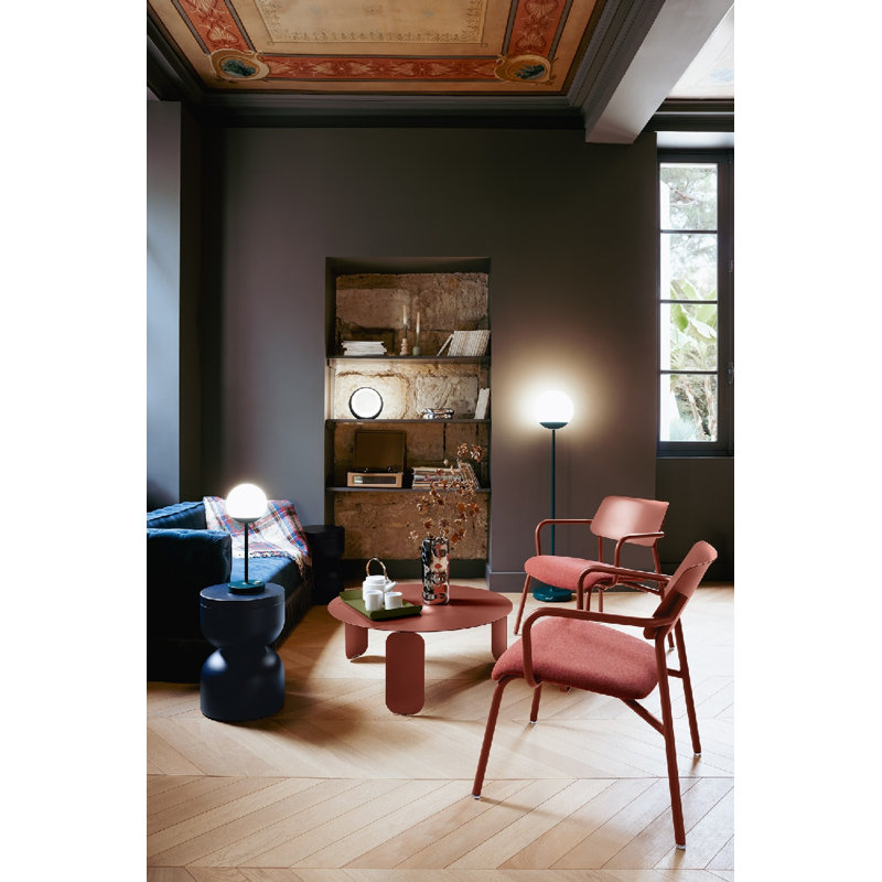 Tabouret de bar 18 po Piapolo, Bleu foncé