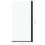 Basilia 680mm W x 1300mm H Pivot Semi-Frameless Bath Screen with Clear Glass