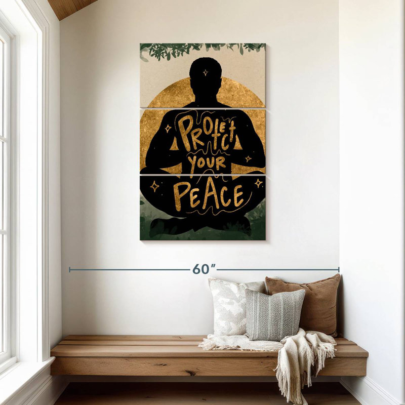 Tergel Protect Your Peace, 45" H x 28" W