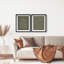 Olive Notes Set Shadowbox Abstract Print by Oliver Gal, Black Frame, 16 x 20-239445880-239445860
