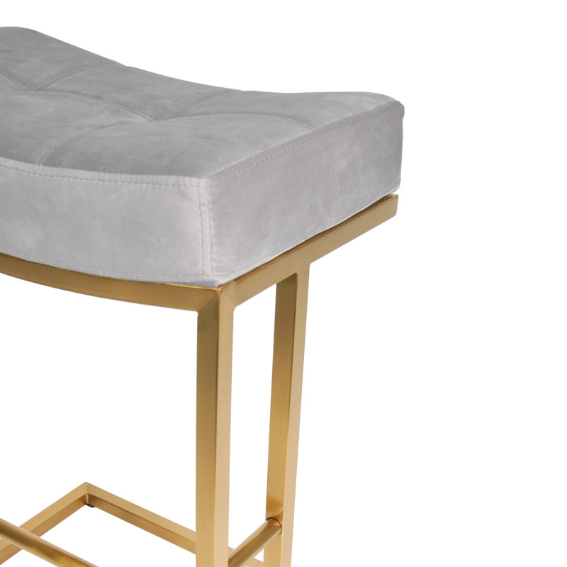 Tabouret de bar 26 po Bernadetta, Gris