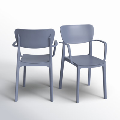 Farrah Stacking Patio Dining Armchair