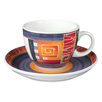 bunte cappucinotasse