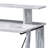 Antique White& Black Finish Writing Desk-163936150
