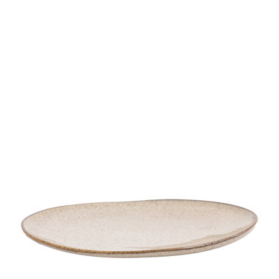 Speckle Glaze Dinner Plate Oatmeal (4Pk)