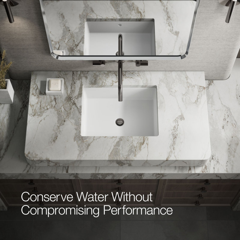 Components Wall-Mount Bathroom Sink Faucet Trim, Satin
