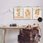  Boho, brins et motifs de lignes, ensemble de 3 toiles d'art par Martina Pavlova-160742439