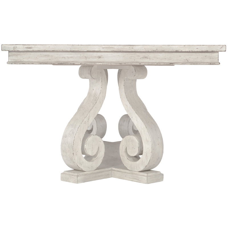Mirabelle Cream Reclaimed Pine Extendable Dining Table