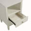Table de chevet 2 tiroirs avec rangement - blanc antique-552526020