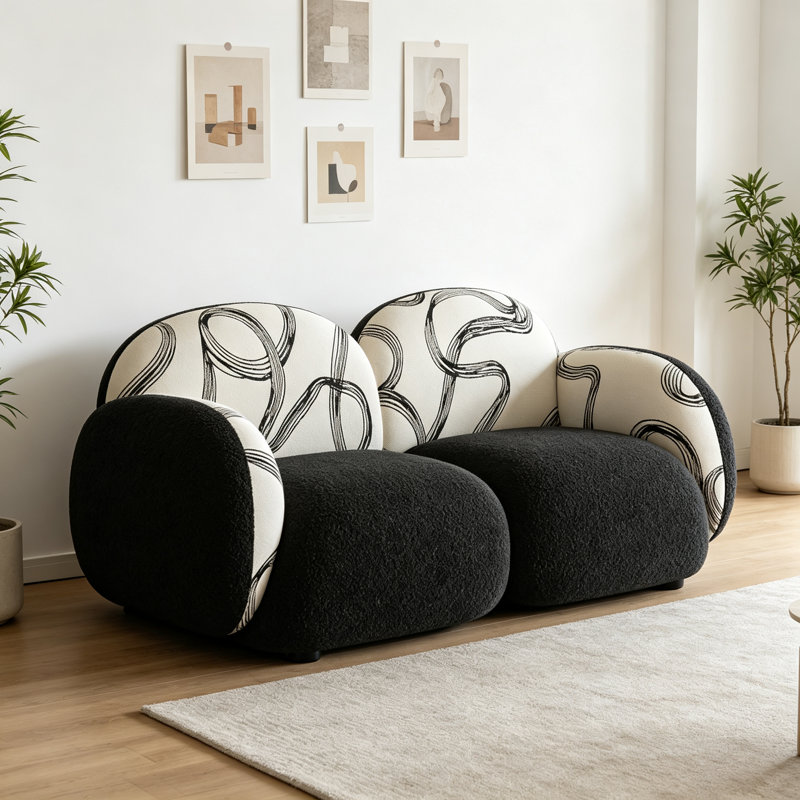 Evas, L 55,91 po, Noir / abstrait