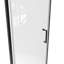 Porte de douche à simple porte l 28 po x H 72 po avec alliage d'aluminium noir mat et porte de douche en verre trempé de 0,24 po