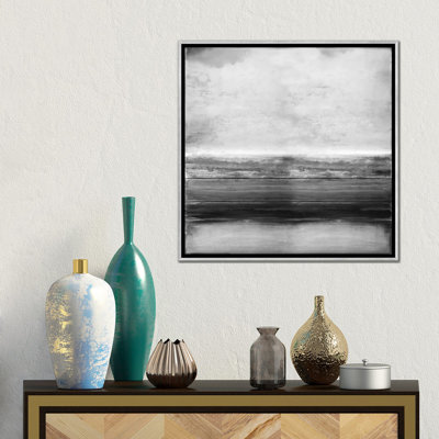 «Highlighted Gray», reproduction d'art sur toile encadrée