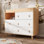 Commode à langer moderne avec rangement solide