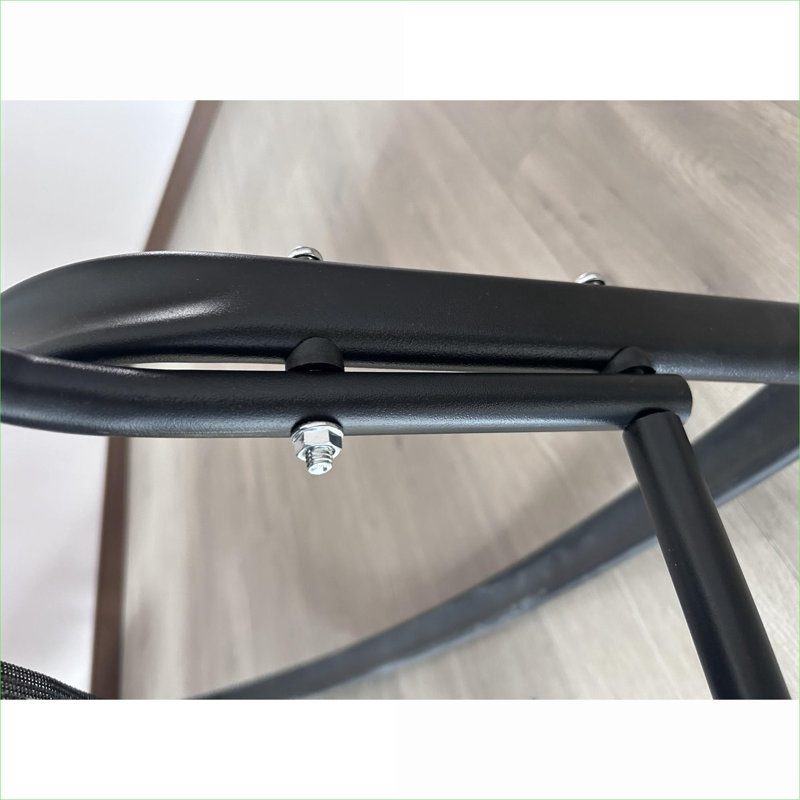 Chaise berçante inclinable en cuir BEIMO