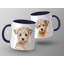 Three Watercolor Scruffy Puppies 11oz Coffee Mug-898749154