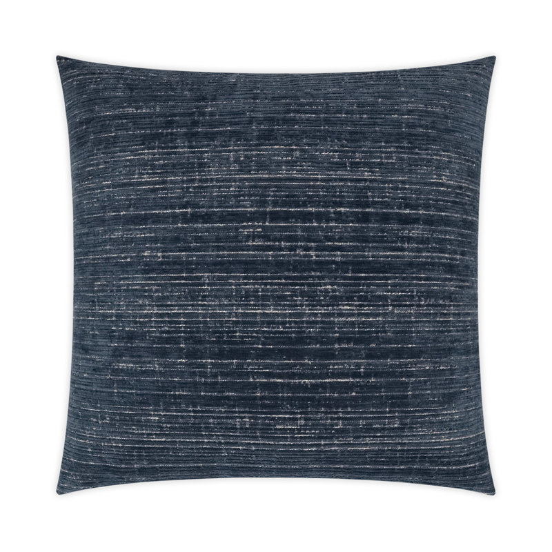 Agra Pillow Cover & Insert, Denim, Square 24"