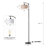 71'' Arched/Arc Rattan Floor Lamp