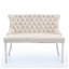 Banc de salle à manger capitonné en velours l 22,7 po x P 45,6 po x H 35,2 po A&A Furniture
