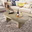 Table basse ovale en bois de 23,62 po de style Mid Century