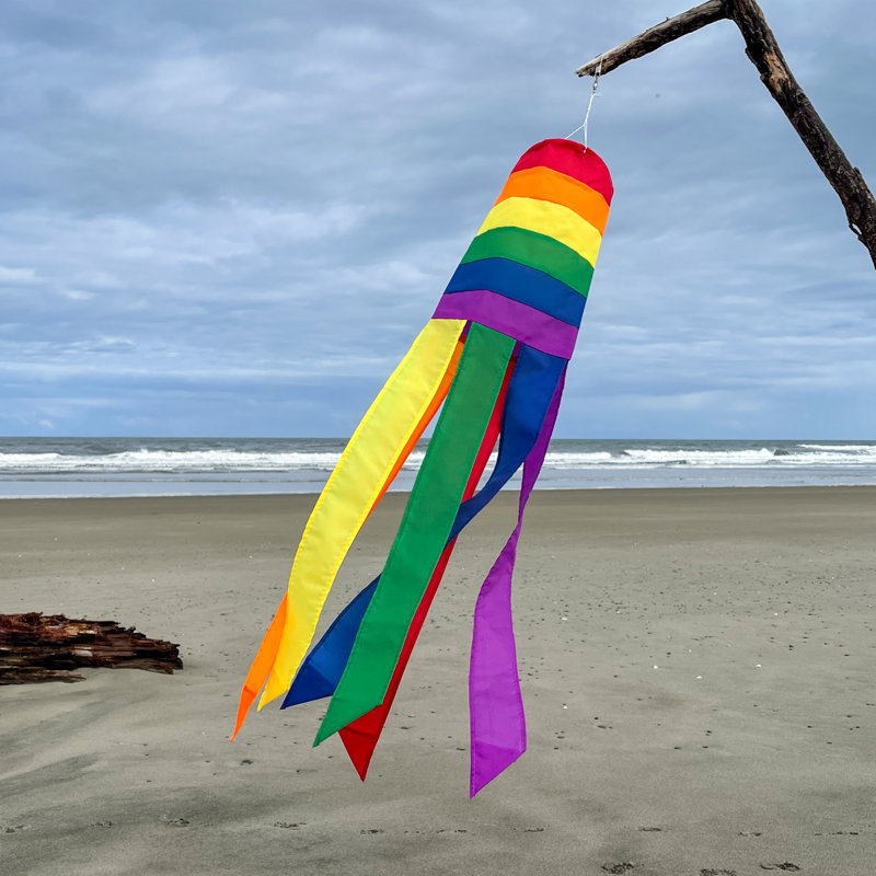 Manche à air Rainbow, H 24 po x l 4 po