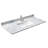 48'' Marble Single Bathroom Vanity Top with Sink
