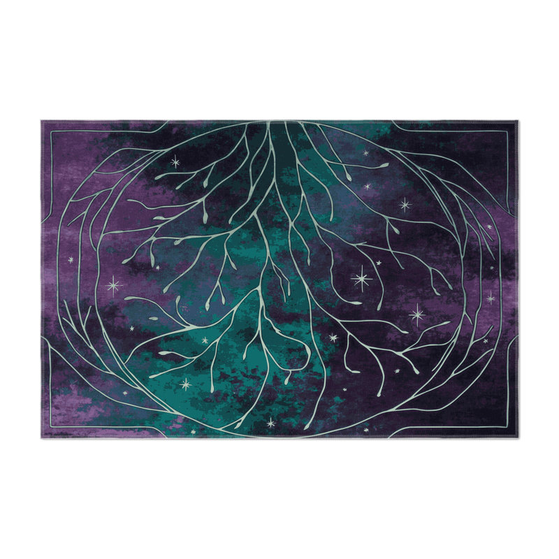 Enchanted Roots Indoor And Outdoor Area Rug, Rectangle 9' x 12'