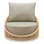Multicolore chaise pivotante Rosabel Cabana