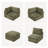 Compressed Modular Sectional Sofa-723432608