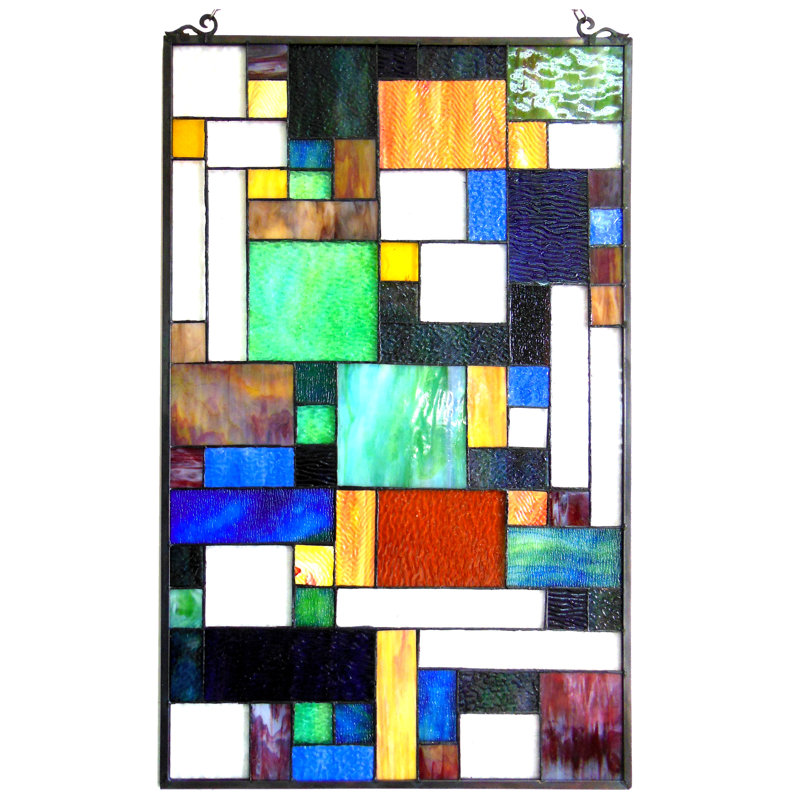 Panneau de fenêtre rectangulaire en verre avant-gardiste