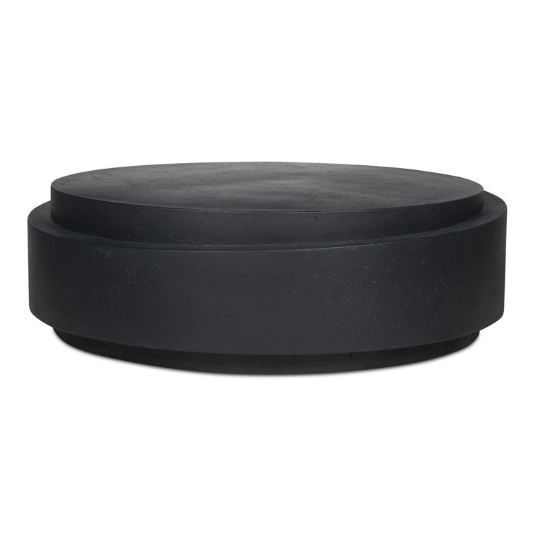 Anwil 48'' Stone Outdoor Coffee Table
