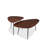 Brooxie Solid Wood Top Nesting Coffee Table-1293418168