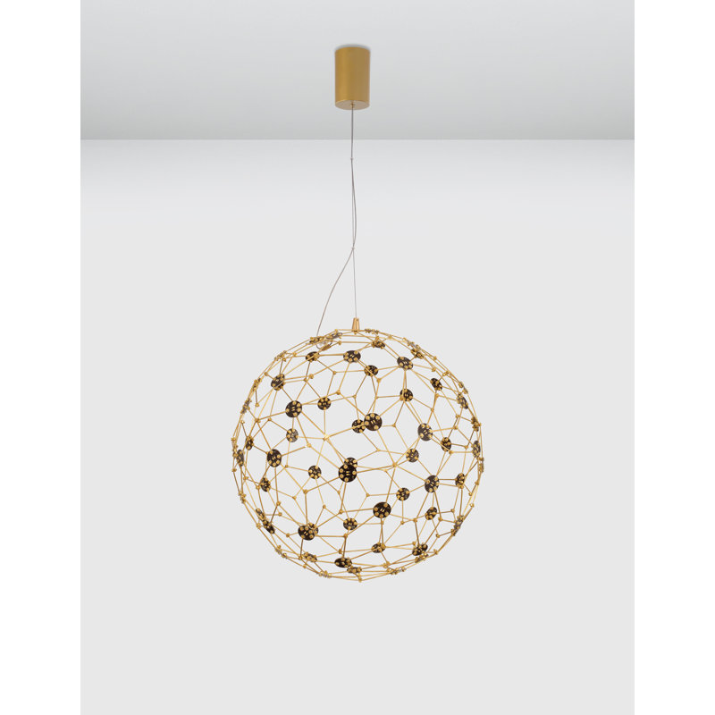 1 - Light Gold LED Single Pendant