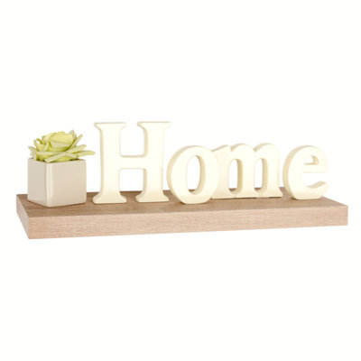 Floating Shelf Wall Shelf Kit, Foiled Finish