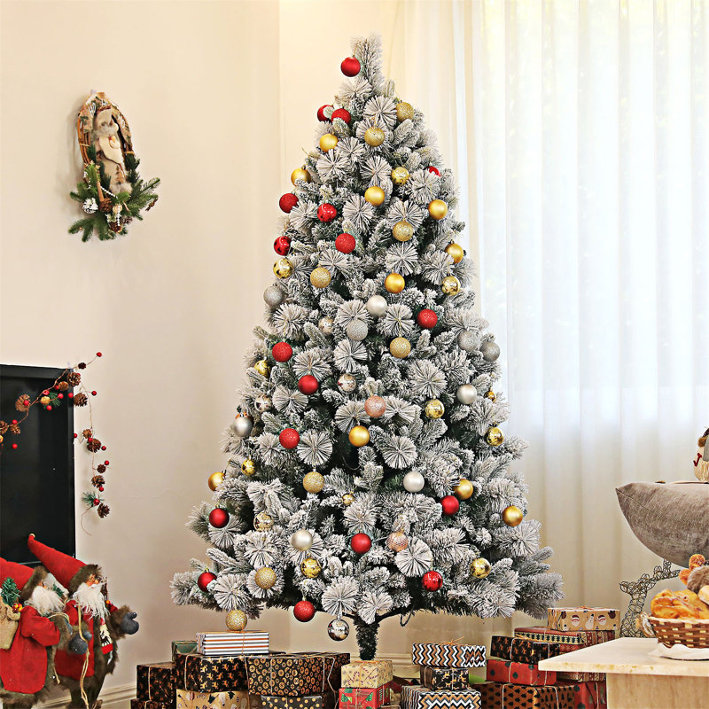 Arbre de Noël artificiel illuminé 6,5 pi