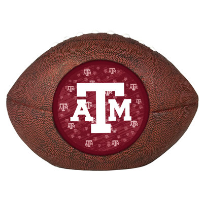 NCAA Texas A&M - Décoration de football en résine à logo 3D à DEL | 10,5 po