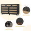  Commode 9 tiroirs Rattan-1441433918