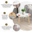 Ensemble de 2 tables gigognes Triangle Nesting