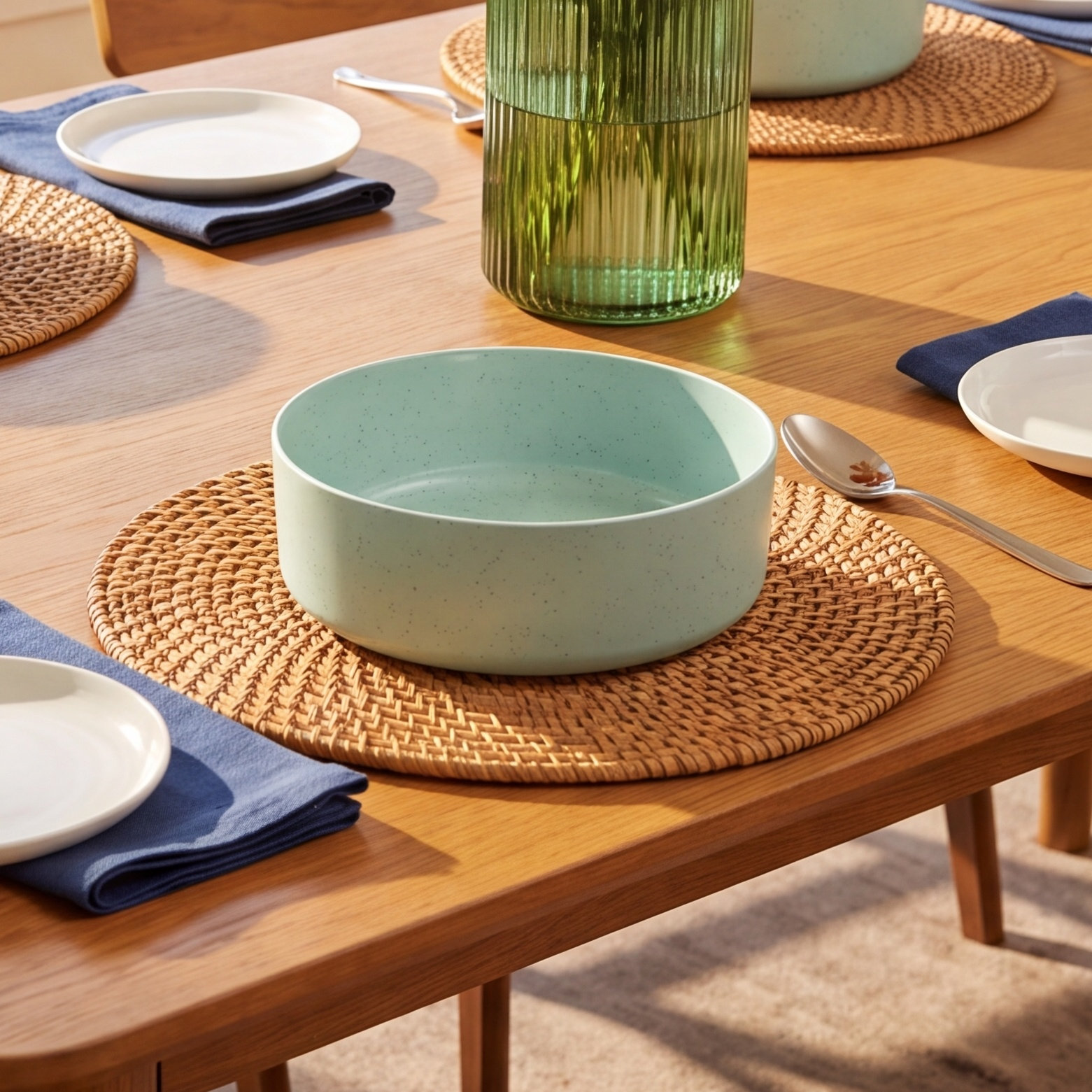 Chavis Soup Bowl, Teal
