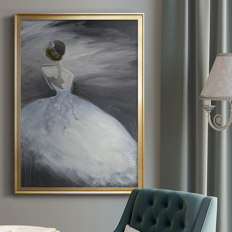 " Off In The Distance ", Gold Framed, 42.5" H x 30.5" W x 1" D