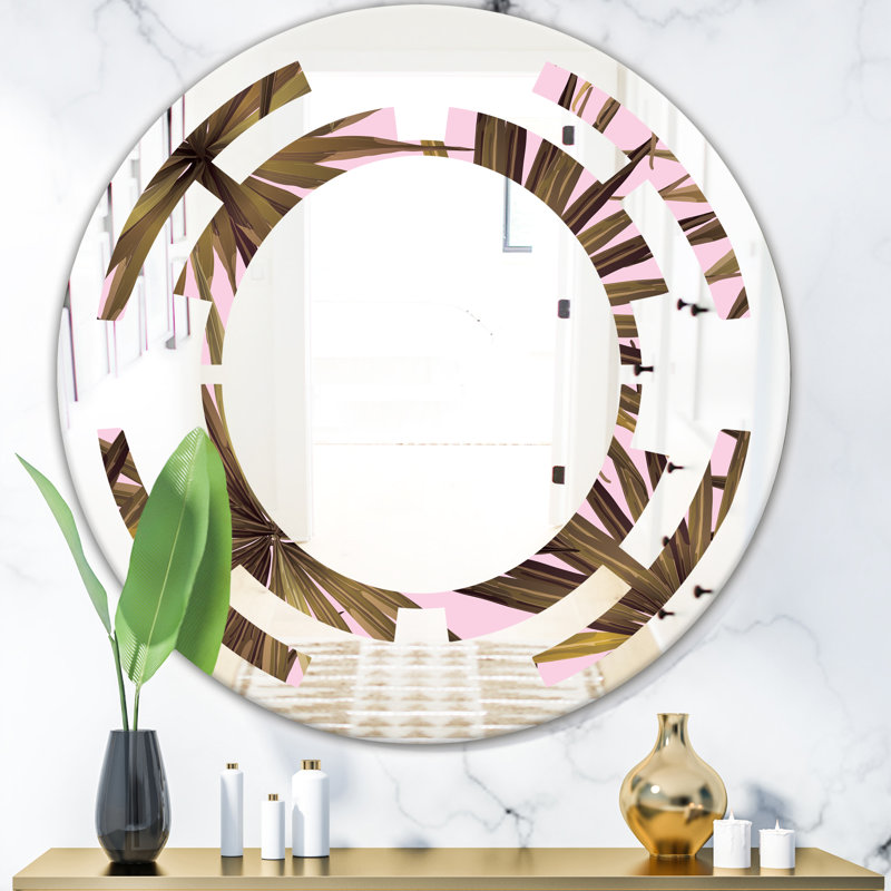 Miroir mural Glam, H 23,6 po x l 23,6 po, Spaceon
