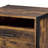 Rustic Oak & Black Finish Nightstand
