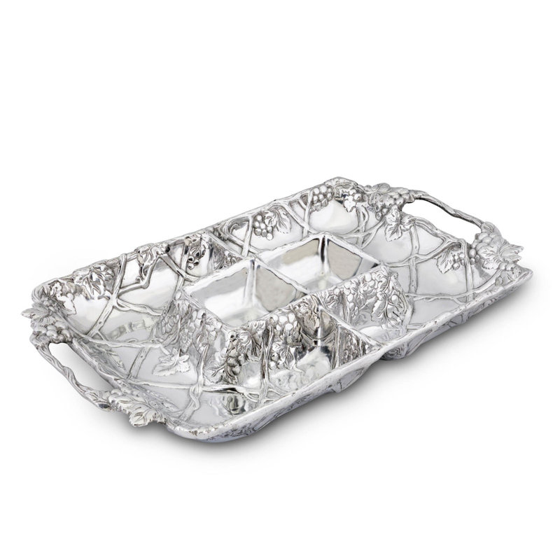 Grape Metal Decorative Tray