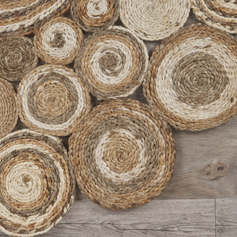 Tapis d'intérieur rond en fibre naturelle Bonar, Rond 4 pi