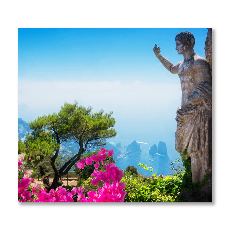 Capri captivant - photographie, H 16 po x l 20 po x P 1,5 po, Aluminium