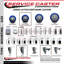 Ensemble de roulettes 4 pièces avec 4 freins Poly Grip Ring-88885132